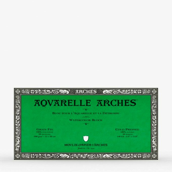 Blocs De Papier Aquarelle Arches 64 Kg