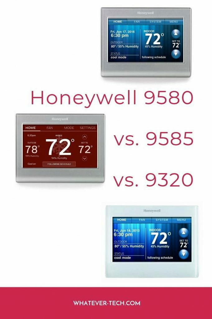 Comparaison Des Honeywell RTH9580WF Et RTH9320WF5003